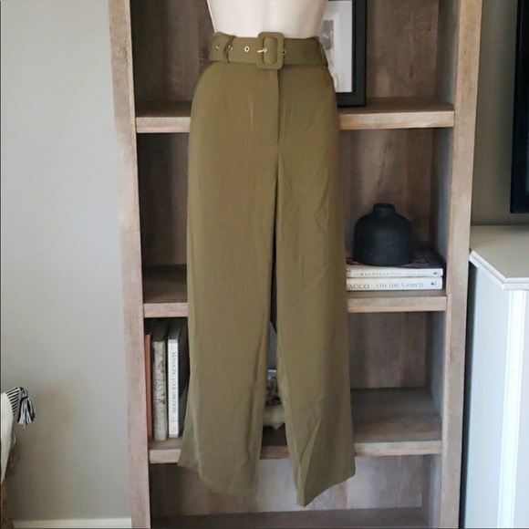 Olive green pants - Picture 3 of 4